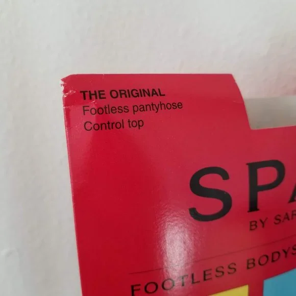 SPANX Footless Body Shaping Pantyhose in Black ~ Size E NEW - Picture 3 of 8